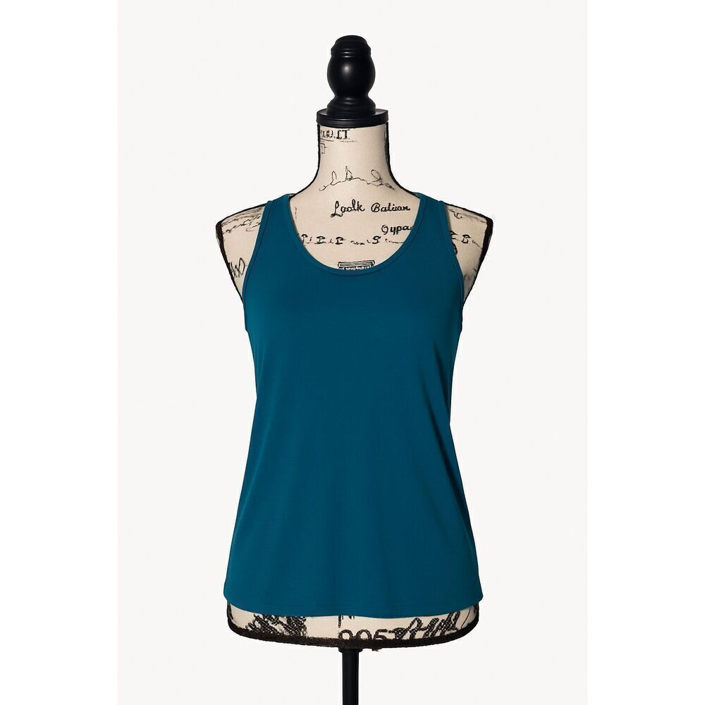 Crivit Blue Racerback Active Tank Top Women’s Size S Small Athletic Workout Gym